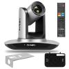 FoMaKo HDMI PTZ Camera AI Auto-Tracking Gen 3, 20x Optical Zoom, IP USB3.0 HDMI Camera for Church Services Worship Education,NDI Upgradeable,FMK12UH Pro(20x) Silvery view 1