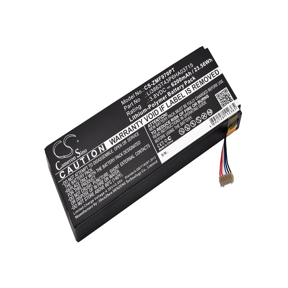 Estry 3.8V Battery Replacement for MF97V SPro2 Smart Projector SRQ-MF97V Li3863T43P6HA03715 6200mAh