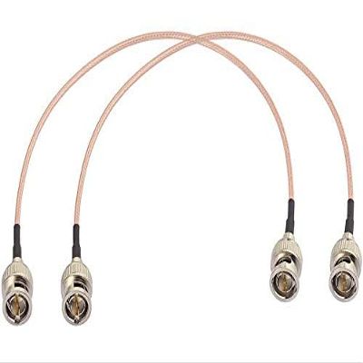 Superbat 3G HD SDI Cable BNC Cable 1ft 30cm 75 ohm for Cameras BMCC Video Equipment Supports HD-SDI 3G-SDI 4K 8K SDI Video Cable (Straight,2Pcs)