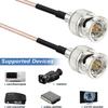 Superbat 3G HD SDI Cable BNC Cable 1ft 30cm 75 ohm for Cameras BMCC Video Equipment Supports HD-SDI 3G-SDI 4K 8K SDI Video Cable (Straight,2Pcs) view 2