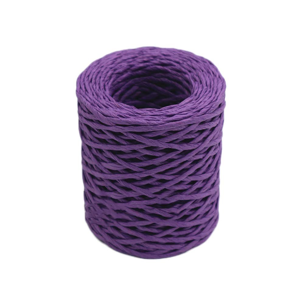 164.04ft Bind Wire Wrap Twine Colorful Wire Paper Vine,Portable Binding Wire Paper Twine for Gardening Paper Wrapped Wire Winded DIY Project