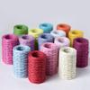 164.04ft Bind Wire Wrap Twine Colorful Wire Paper Vine,Portable Binding Wire Paper Twine for Gardening Paper Wrapped Wire Winded DIY Project view 2