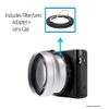 0.5X Wide Angle Lens for Canon PowerShot G5X, G7X Mark II, and G7X Mark III (Includes Lens Adapter & More) view 2