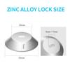 LORADAR Anchor Plate Adhesive Security Plate with Slot for Cables to Lock Down Laptops, Tablets, Monitors,iPhone Smart Phone, MacBook Pad Ipad, Tablet, Other Electronic Products (Silver 5Pack) view 2