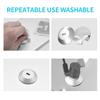 LORADAR Anchor Plate Adhesive Security Plate with Slot for Cables to Lock Down Laptops, Tablets, Monitors,iPhone Smart Phone, MacBook Pad Ipad, Tablet, Other Electronic Products (Silver 5Pack) view 4