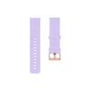 22mm Canvas Quick Release Watch Band Strap Compatible with Garmin Forerunner 745 /Vivoactive 4 Washable Replacement Sport Straps Sport Wristbands for Forerunner 745 GPS Running watch (Purple) view 3