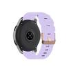 22mm Canvas Quick Release Watch Band Strap Compatible with Garmin Forerunner 745 /Vivoactive 4 Washable Replacement Sport Straps Sport Wristbands for Forerunner 745 GPS Running watch (Purple) view 4
