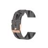 22mm Canvas Quick Release Watch Band Strap Compatible with Garmin Forerunner 745 /Vivoactive 4 Washable Replacement Sport Straps Sport Wristbands for Forerunner 745 GPS Running watch (Black) view 1
