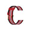 22mm Canvas Quick Release Watch Band Strap Compatible with Garmin Forerunner 745 /Vivoactive 4 Washable Replacement Sport Straps Sport Wristbands for Forerunner 745 GPS Running watch (Red) view 2