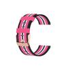 22mm Canvas Quick Release Watch Band Strap Compatible with Garmin Forerunner 745 /Vivoactive 4 Washable Replacement Sport Straps Sport Wristbands for Forerunner 745 GPS Running watch (Rose) view 1