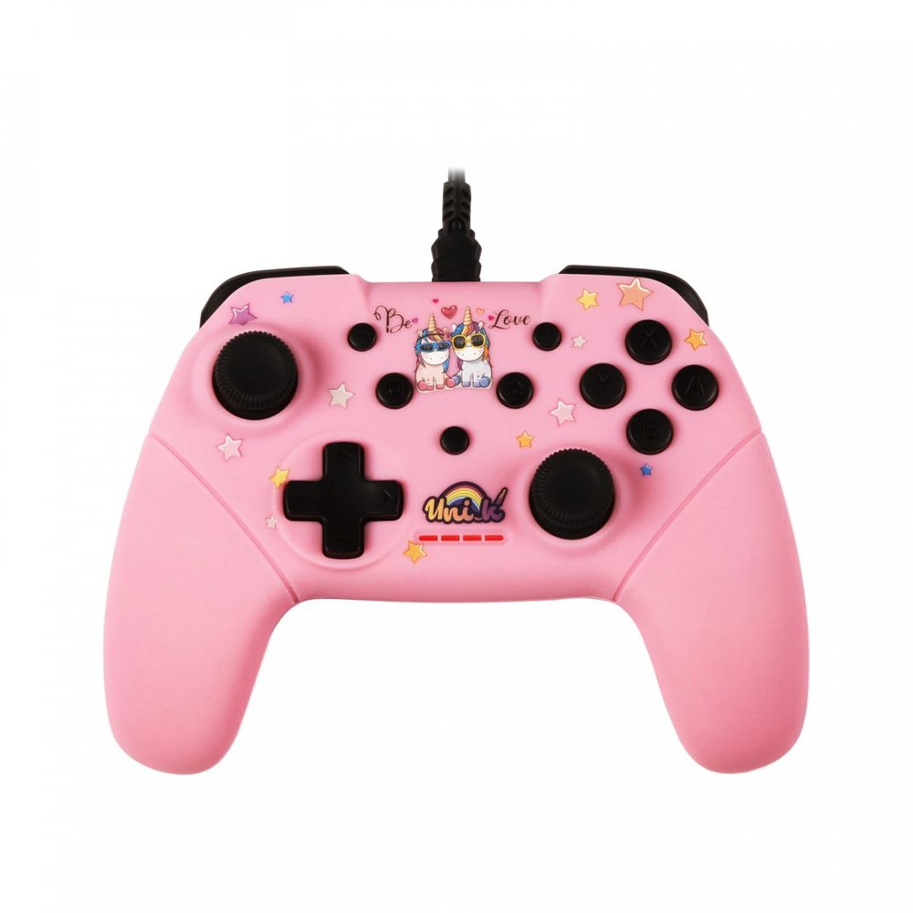 Konix Unik Switch Wired Controller (Be Love Pink)