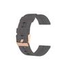 22mm Canvas Quick Release Watch Band Strap Compatible with Garmin Forerunner 745 /Vivoactive 4 Washable Replacement Sport Straps Sport Wristbands for Forerunner 745 GPS Running watch (Gray) view 1