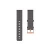 22mm Canvas Quick Release Watch Band Strap Compatible with Garmin Forerunner 745 /Vivoactive 4 Washable Replacement Sport Straps Sport Wristbands for Forerunner 745 GPS Running watch (Gray) view 2