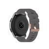 22mm Canvas Quick Release Watch Band Strap Compatible with Garmin Forerunner 745 /Vivoactive 4 Washable Replacement Sport Straps Sport Wristbands for Forerunner 745 GPS Running watch (Gray) view 4