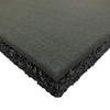Genaflex Pro Heavy Duty Thick Rubber Gym Floor Tiles High Density Shock Absorbent Laminated Deadlift Mats - 1" Thick X 20" W X 20" L - 2.7 Sq. Ft. (Black, 4 Tiles - 10.8 Sq. Ft.) view 2