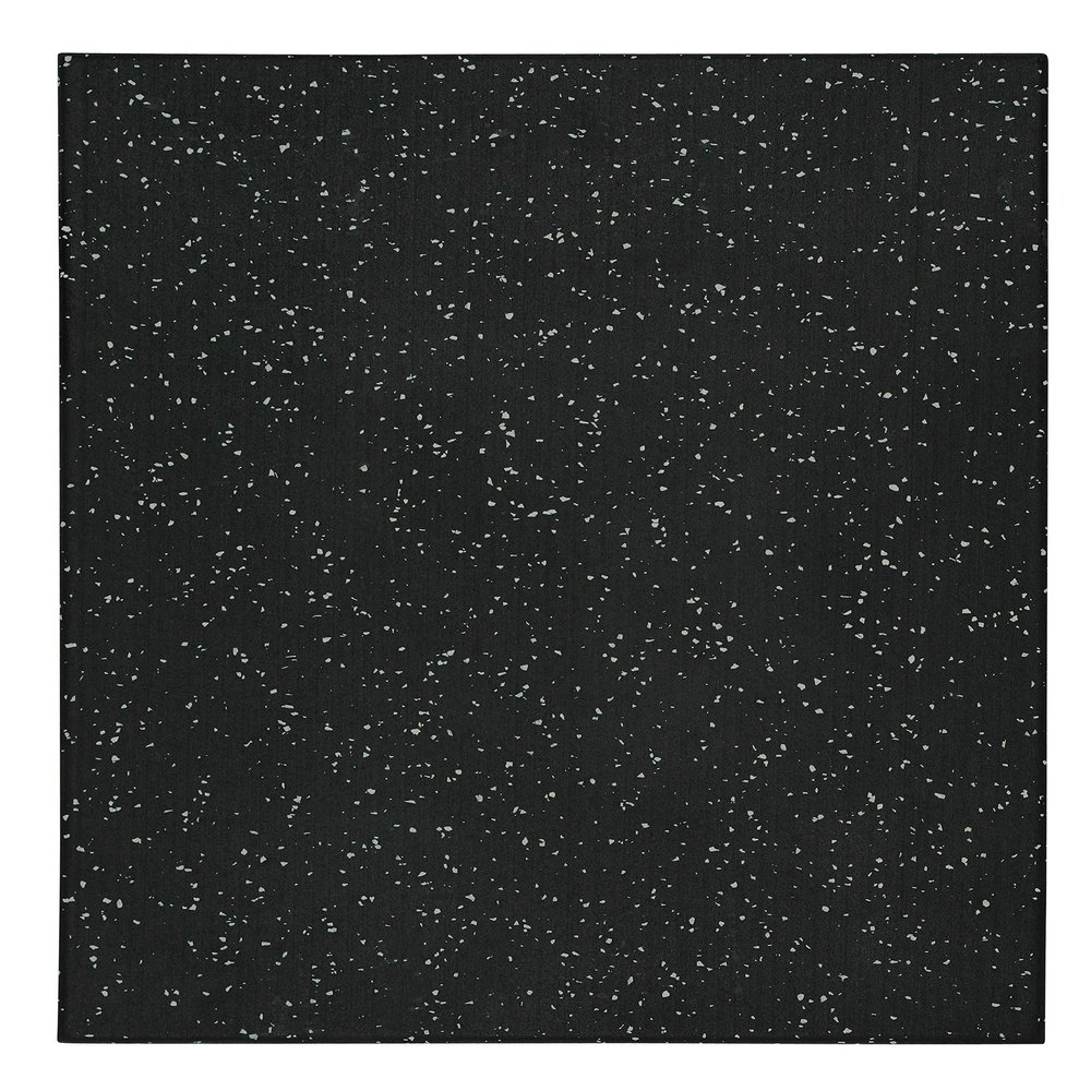 Genaflex Pro Heavy Duty Thick Rubber Gym Floor Tiles High Density Shock Absorbent Laminated Deadlift Mats - 1" Thick X 20" W X 20" L - 2.7 Sq. Ft. (Grey/Black, 4 Tiles - 10.8 Sq. Ft.)