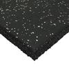 Genaflex Pro Heavy Duty Thick Rubber Gym Floor Tiles High Density Shock Absorbent Laminated Deadlift Mats - 1" Thick X 20" W X 20" L - 2.7 Sq. Ft. (Grey/Black, 4 Tiles - 10.8 Sq. Ft.) view 2