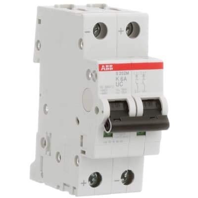 Circuit Breaker; Miniature; S200MUC; 2P; K; 6A; AC/DC; 501, S202MUC-K6