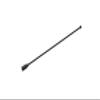 9 Inch Stainless Black Antenna Mast for Nissan Titan 2004-2021 view 1