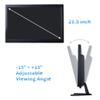 Cocar 21.5" CCTV Monitor - 16:9, 1080P BNC with Component YPbPr/BNC/VGA/HDMI/Audio Jack, TFT LCD for Security Cameras Home Surveillance System NVR DVR VESA Wall Mounting view 3