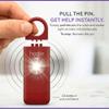 HOOTIE Personal Safety Alarm for Women, Men and Kids 130dB Personal Alarm Keychain, Pull Pin Safety Alarm Keychain with Strobe Light, Self-Defense Alarm for Campus, Travel and Running Red view 3