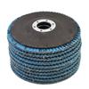 Compatible with Pack 50 Premium Zirconia Flap DISC Sanding Grinding 4-1/2" X 7/8" 80 GRIT view 2