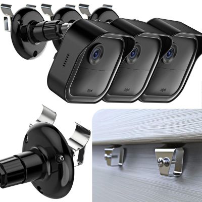Blink Outdoor Vinyl Siding Mount with Waterproof Case, No-Hole Needed Mounting Bracket and Full Weather Proof Cover for All-New Blink Outdoor 4/3rd Gen/2K+ Security Camera System(3 Pack)