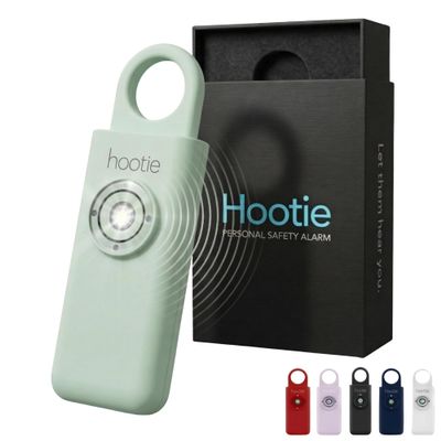 HOOTIE Personal Safety Alarm for Women, Men and Kids 130dB Personal Alarm Keychain, Pull Pin Safety Alarm Keychain with Strobe Light, Self-Defense Alarm for Campus, Travel and Running Mint