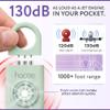 HOOTIE Personal Safety Alarm for Women, Men and Kids 130dB Personal Alarm Keychain, Pull Pin Safety Alarm Keychain with Strobe Light, Self-Defense Alarm for Campus, Travel and Running Mint view 2