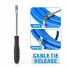 IWISS Metal Zip Tie Gun Wrap Tool for Stainless Steel Cable Ties, Tensioning & Cutting Functional Cable Tie Gun c/w Free Zip Tie Release Tool view 2