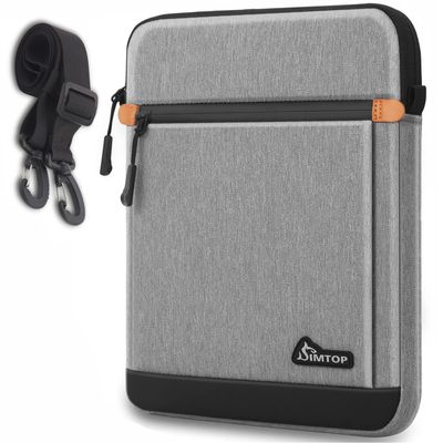 12.913 Inch Tablet Sleeve, Compatible with iPad Pro 13-inch/12.9-inch, Galaxy Tab S9 FE+ 12.4 / S9 FE 10.9, YKK Zippers, Detachable Strap, Hidden Handle