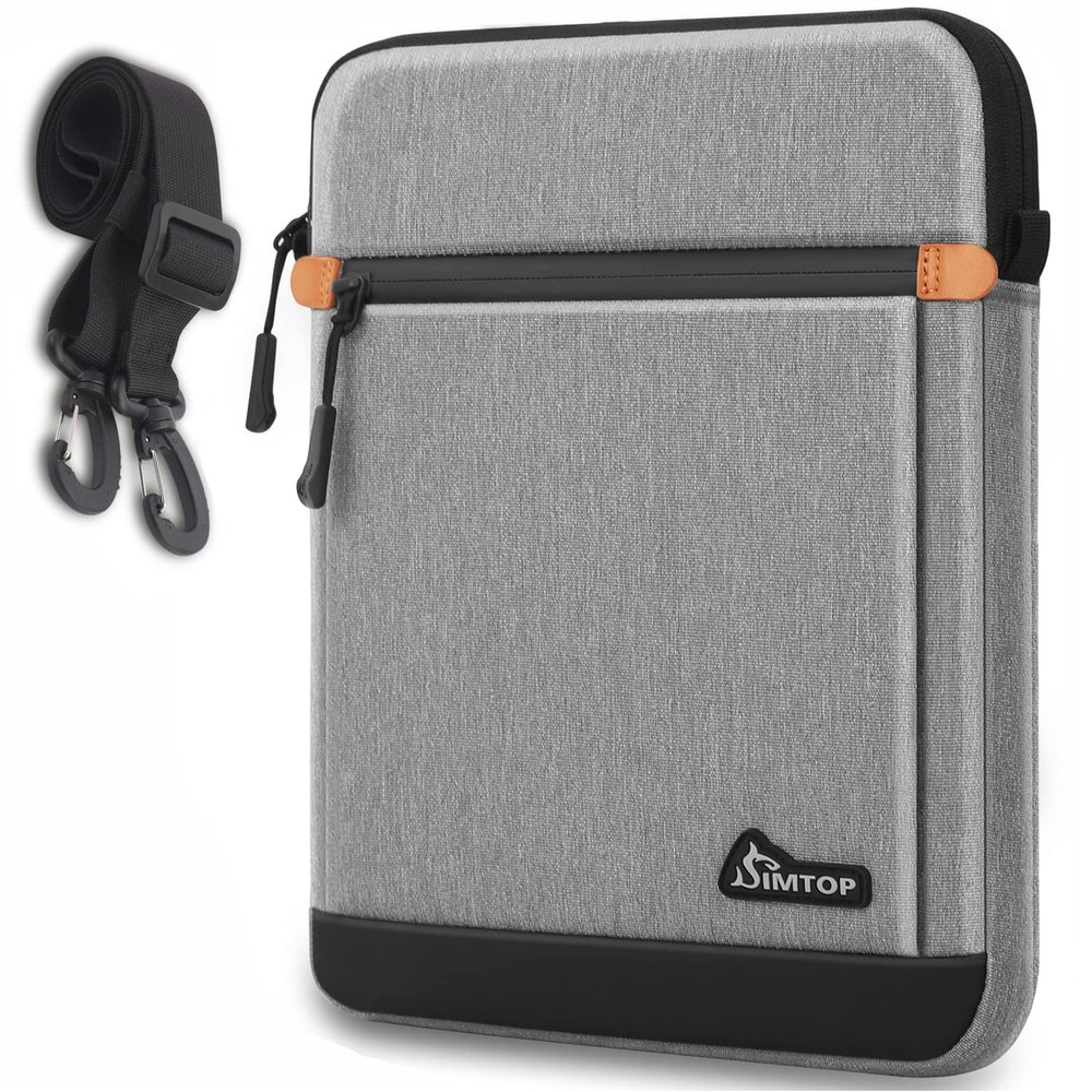 12.913 Inch Tablet Sleeve, Compatible with iPad Pro 13-inch/12.9-inch, Galaxy Tab S9 FE+ 12.4 / S9 FE 10.9, YKK Zippers, Detachable Strap, Hidden Handle