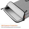 12.913 Inch Tablet Sleeve, Compatible with iPad Pro 13-inch/12.9-inch, Galaxy Tab S9 FE+ 12.4 / S9 FE 10.9, YKK Zippers, Detachable Strap, Hidden Handle view 4