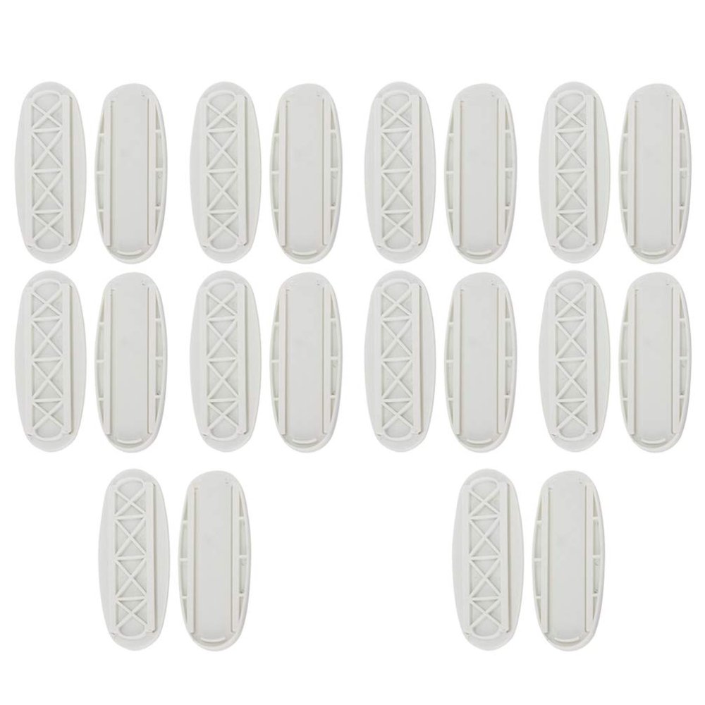 10pcs Power Strip Socket Fixator Wall Mount Power Strips Cable Organizers Punch Self Adhesive Socket Remote Control Holder for Home 103.7cm