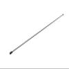 21 Inch Stainless Black Antenna Mast for Nissan Titan 2004-2021 view 1