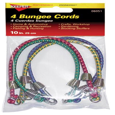 Hampton Products Keeper 4 Count 10in. Mini Cord 060514