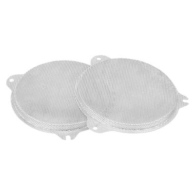 BID4ZE Steel Mesh Speaker Grills Replacement Rear Speaker Grilles for Harley FLH Touring Models - Chrome