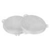 BID4ZE Steel Mesh Speaker Grills Replacement Rear Speaker Grilles for Harley FLH Touring Models - Chrome view 1