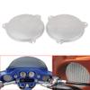 BID4ZE Steel Mesh Speaker Grills Replacement Rear Speaker Grilles for Harley FLH Touring Models - Chrome view 2