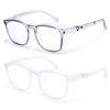 Anti-Fog Anti-Saliva Safety Glasses UV Protection Blue Light Blocking Goggles for Men Women Square Frame Clear Lens view 1