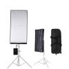 FalconEyes RX-848 300W RGB LED Video Roll Flex Light Color Temperature 2800K-10000K, Built in 8 Scene Modes Support APP Control with Honeycomb Grid Softbox,HSI Control view 1