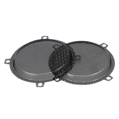 BID4ZE Black Color Speaker Grills Case Metal Mesh Replacement Front Speaker Grilles for Harley Touring Electra Glide Street Glide Trike 1996-2013, Black