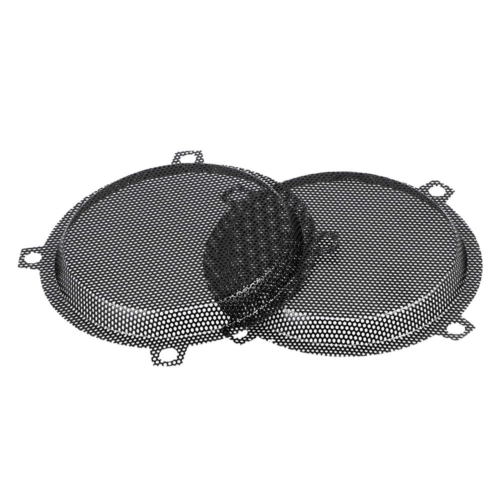BID4ZE Black Color Speaker Grills Case Metal Mesh Replacement Front Speaker Grilles for Harley Touring Electra Glide Street Glide Trike 1996-2013, Black