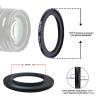 49mm to 62mm Step-Up Ring Filter adapter/49mm to 62mm Camera Filter Ring ;Compatible All Brands 49 mm Lens and 62 mm UV,ND,CPL,Metal Step Up Ring view 3