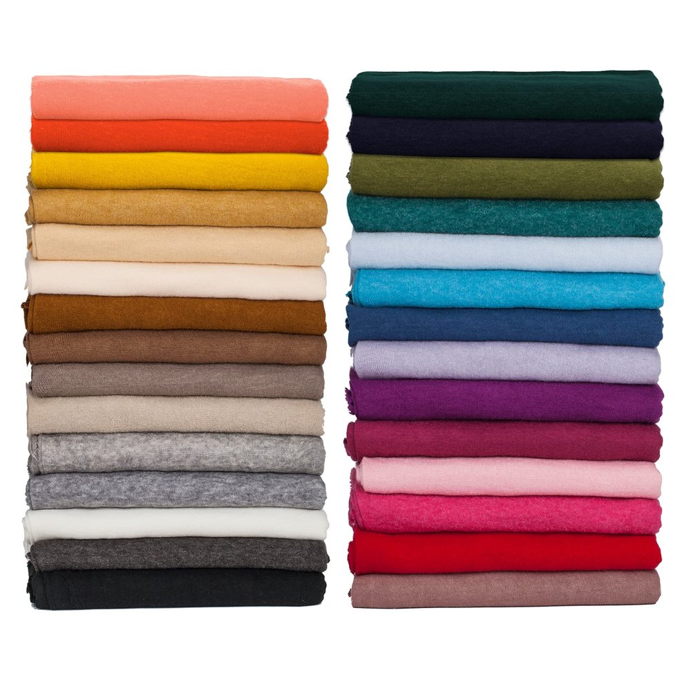 Neotrims Soft Jersey, Knit Purl Brushed Fabric, 26 Colors Baby Photography, Backdrop, Dress Making, Luxurious Velour Mohair Handle and Look, Drape. Light Pink, 2 Metres
