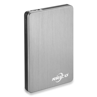 NRICO Portable External Hard Drive, USB 3.0, 2.5 Inch, Compatible with PC, Mac, Desktop (Grey, 320, GB)