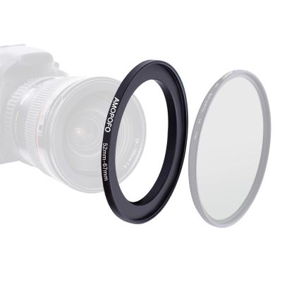 52mm to 67mm Camera Filter Ring/52mm-67mm Step-Up Ring Filter Adapter for 67mm UV, ND, CPL Filter,Metal Step-Up Ring