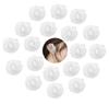 Sowaka 50 Pcs Ear Cap Disposable Clear Elastic Waterproof Ear Protectors view 1