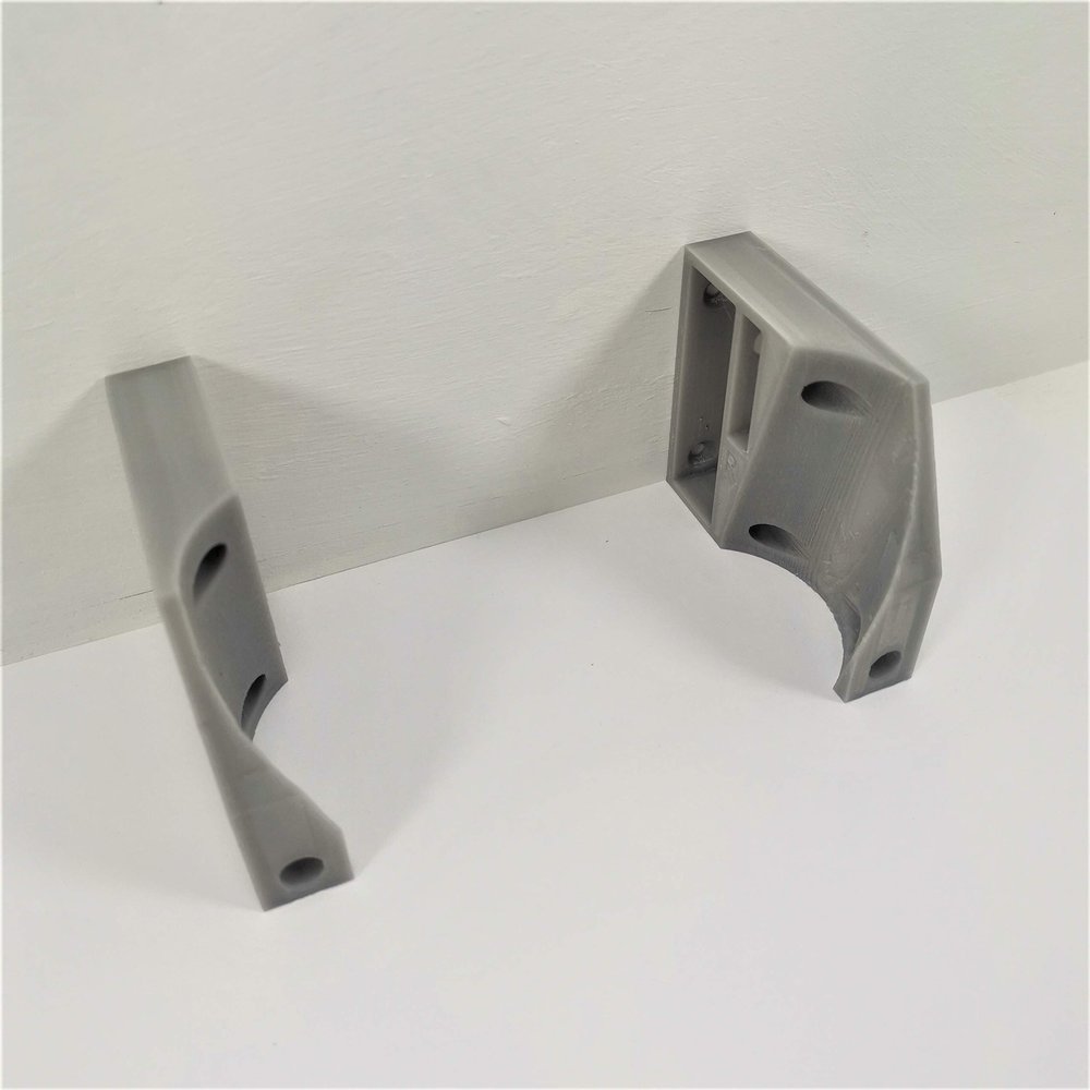 3D Cabin Wall Mount Wall Bracket Compatible with Google Nest HubHolder Grey