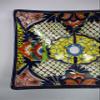 16" RECTANGULAR TALAVERA SINK vessel mexican bathroom handmade ceramic folk art view 3